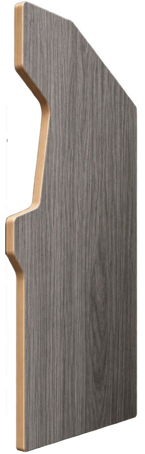 Grey finish swatch