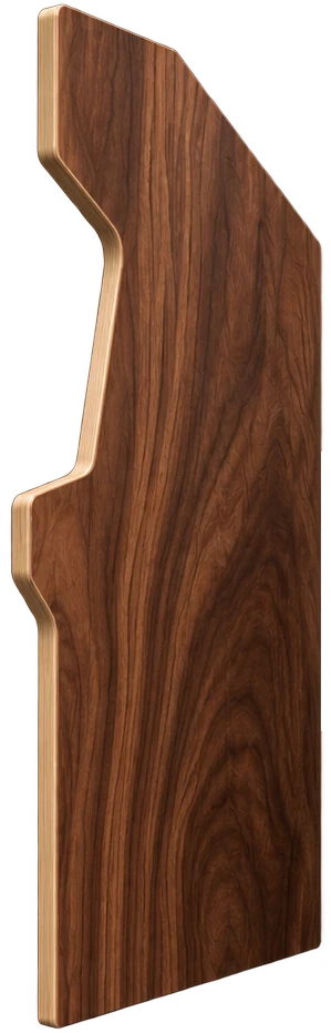 Walnut finish swatch