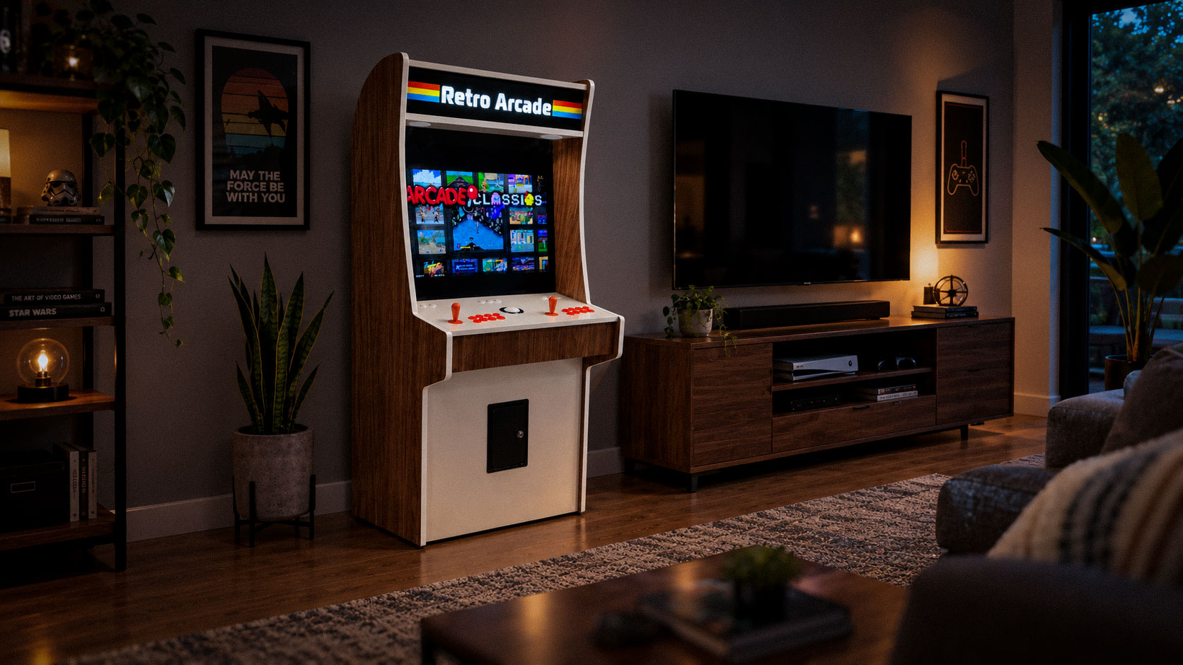 Retro Studio cabinet in a living room