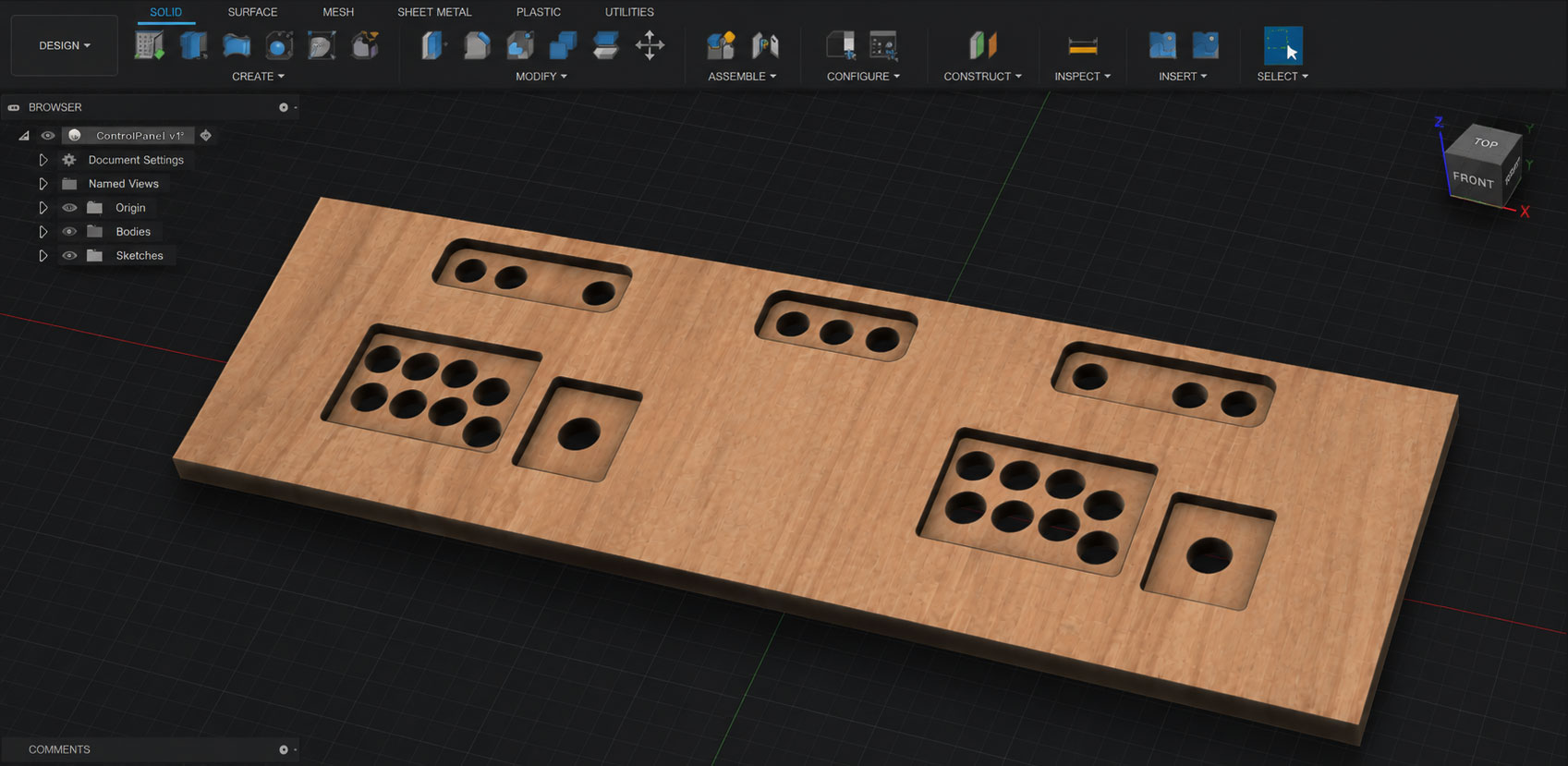 Retro Studio CNC machining stage